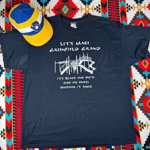 Greenfield Grand playground graphic t-shirt community statement tee.